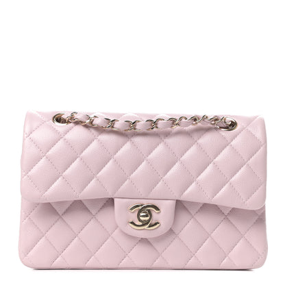Chanel Caviar Quilted Small Double Flap Light Pink 1 of 11