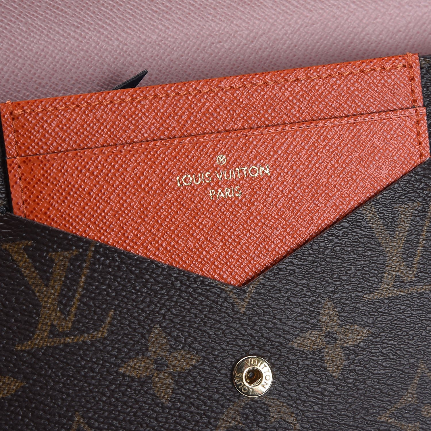Louis Vuitton Monogram Jeanne Wallet Rose Ballerine 7 of 10