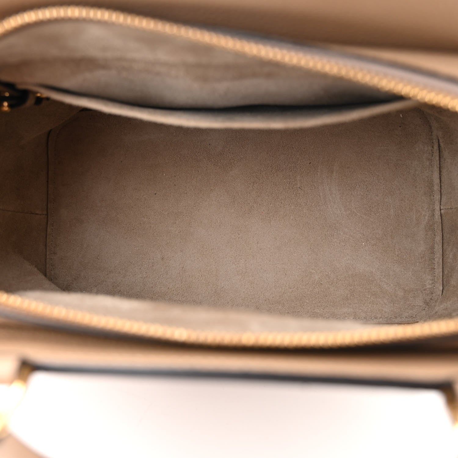 Celine Grained Calfskin Small Cabas De France Dune 5 of 10