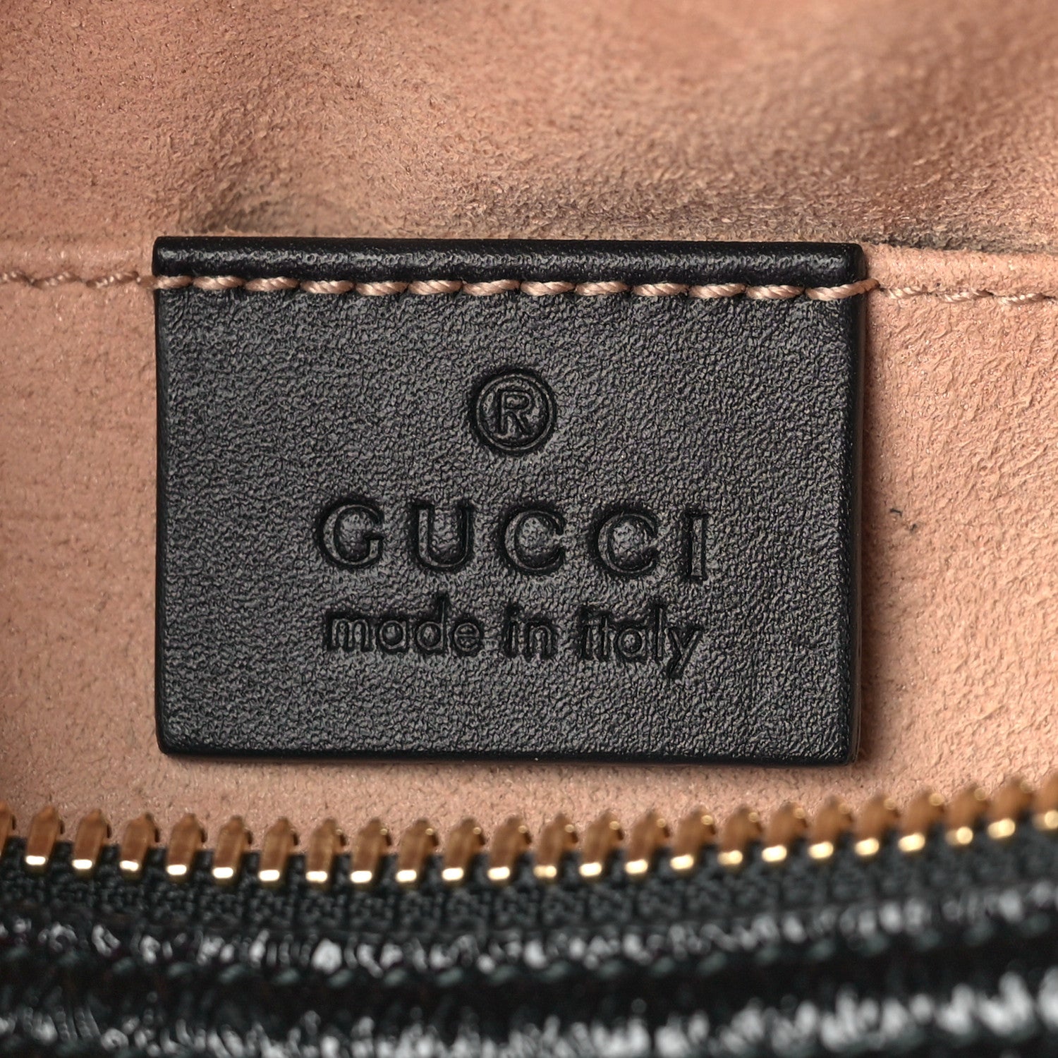 Gucci Suede Small Ophidia Belt Bag 85 34 Brown 6 of 9