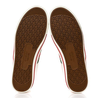 Gucci GG Monogram Web Mens 1977 Tennis Sneakers 9.5 Great White 5 of 8