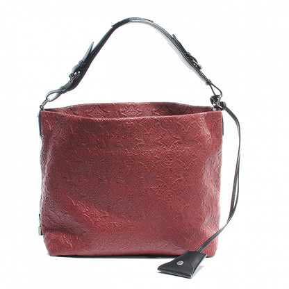 Louis Vuitton Monogram Lambskin Antheia Hobo PM Framboise 1 of 7