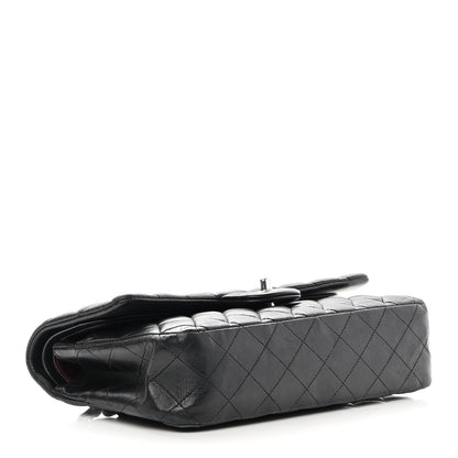 Chanel Lambskin Quilted Medium Double Flap Black 4 of 21