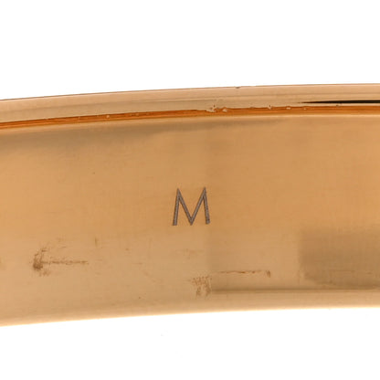 Louis Vuitton Brass Crystal Monogram Nanogram Strass Cuff M Gold 6 of 7