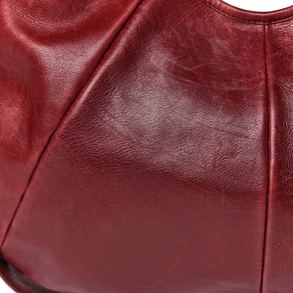 Saint Laurent Buffalo Medium Mombasa Horn Bag Red 17 of 25