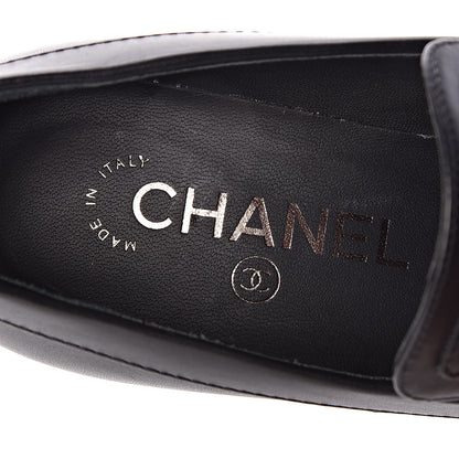 Chanel Calfskin Buckle Pumps 36 Black 8 of 14