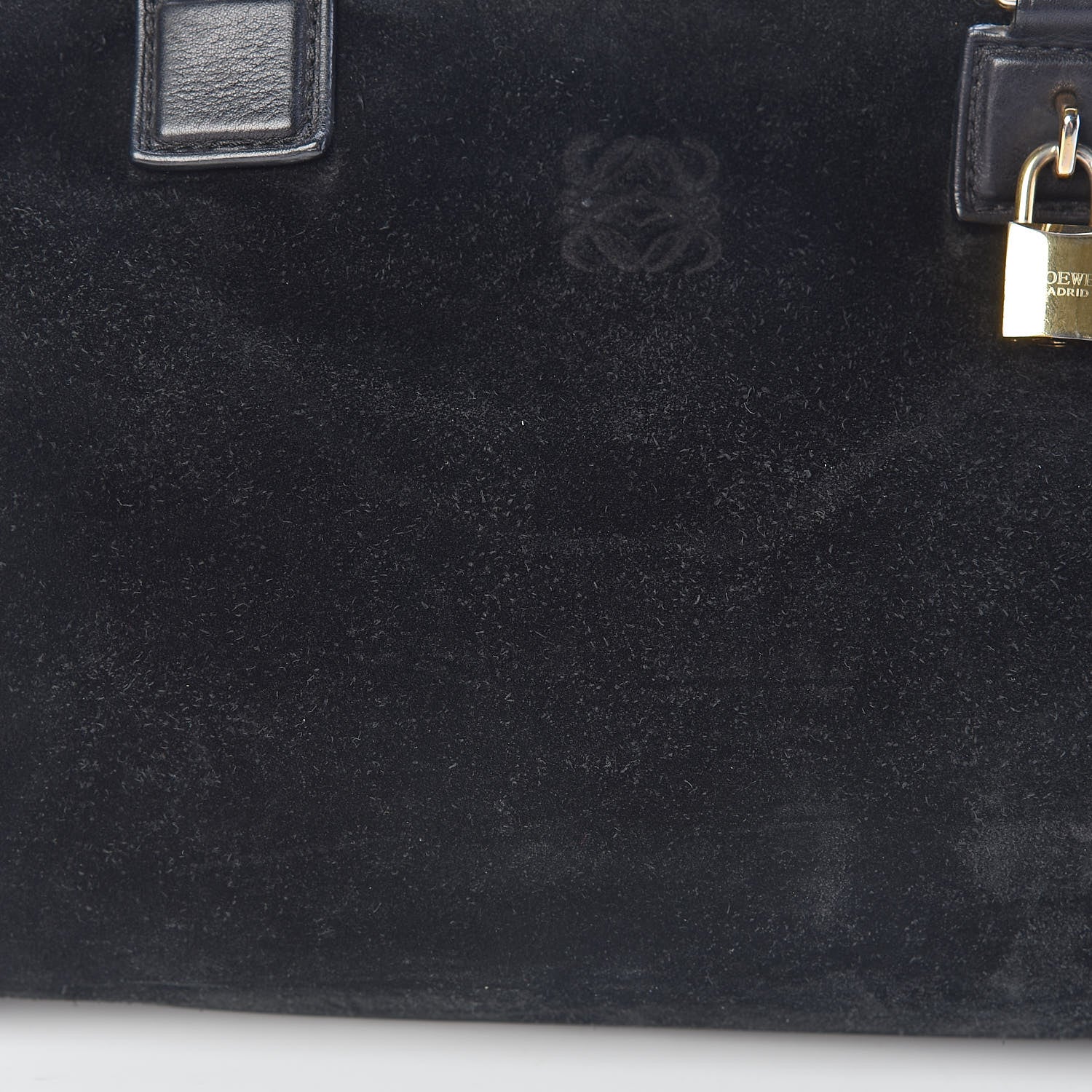 Loewe Suede Calfskin Amazona Black 18 of 18