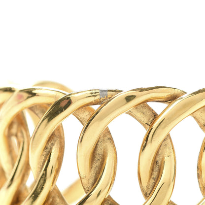 Chanel Metal Cuff Bracelet Gold 7 of 8