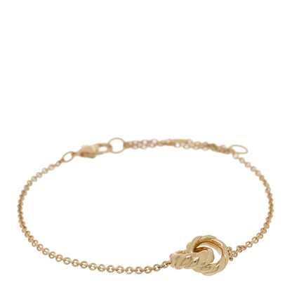 David Yurman 18K Yellow Gold Sculpted Cable Chain Bracelet 1 of 3
