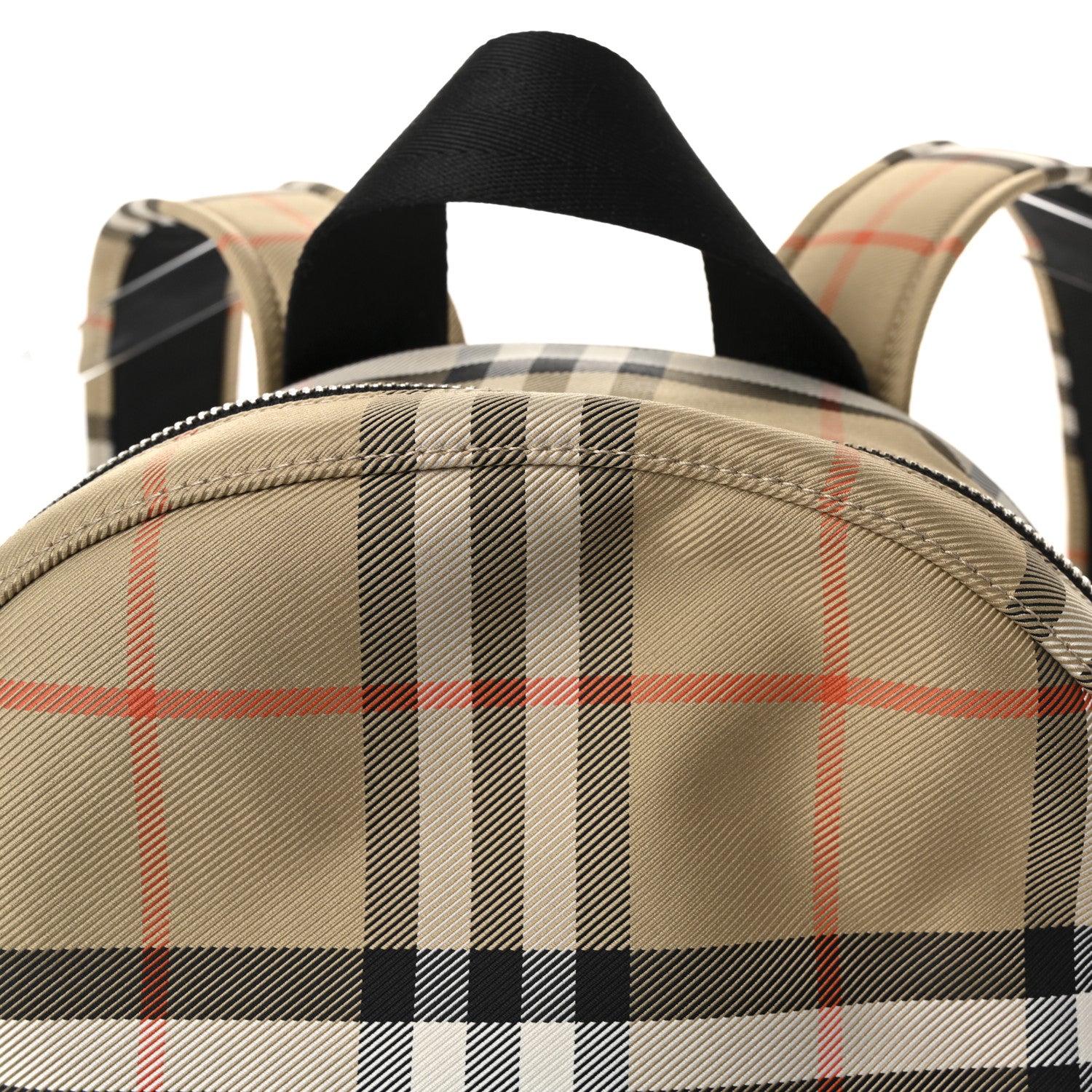 Burberry Nylon Check Childrens Medium Huey Backpack Sand 7 of 9