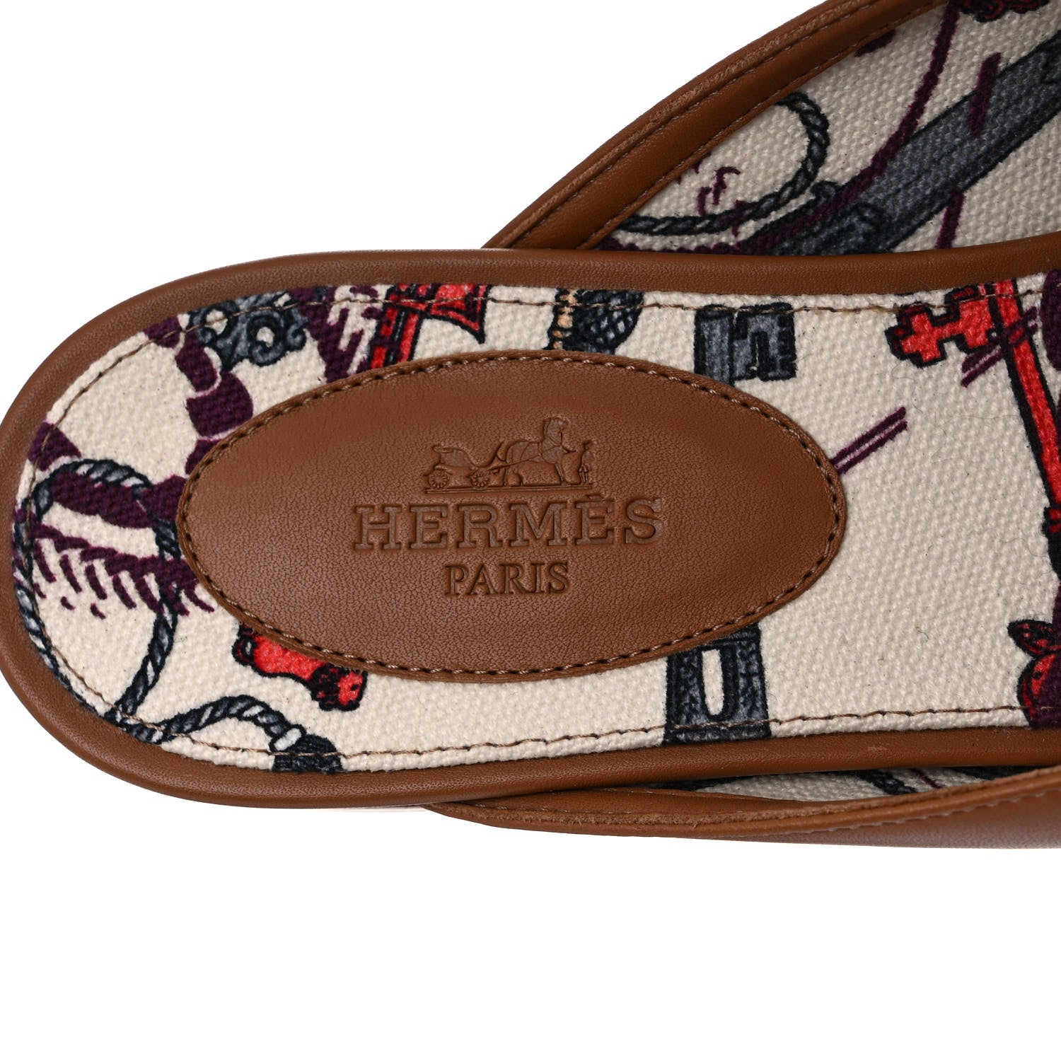 Hermes Goatskin Oz Mules 37.5 Palissandre 7 of 7