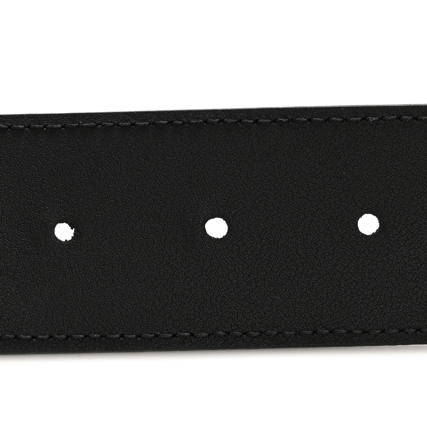 Gucci Moon Calfskin Pearl Double G 40mm Belt 90 36 Black Cream 5 of 8