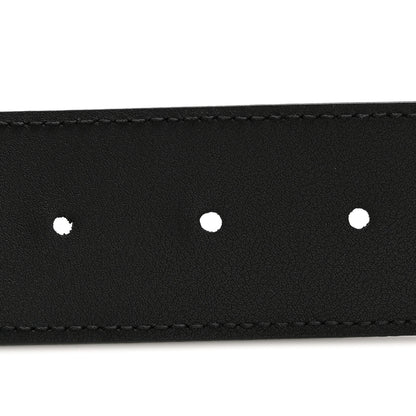 Gucci Moon Calfskin Pearl Double G 40mm Belt 90 36 Black Cream 5 of 8