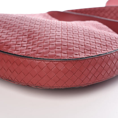 Bottega Veneta Nappa Intrecciato Large City Hobo Baccara Rose Nero 10 of 11