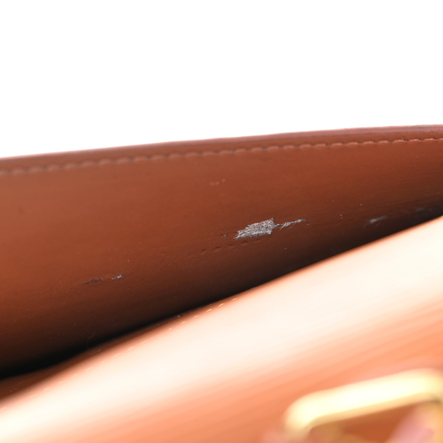 Epi Serviette Ambassadeur Briefcase Gold