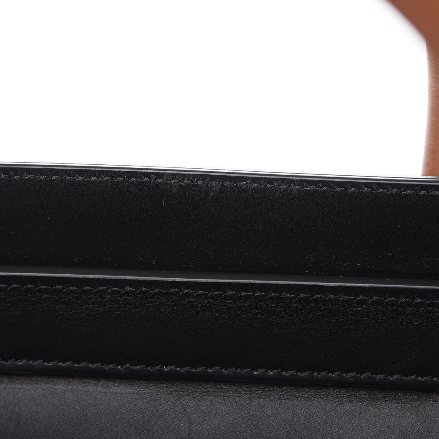 Calfskin Linen Micro Tri-Color Luggage Natural