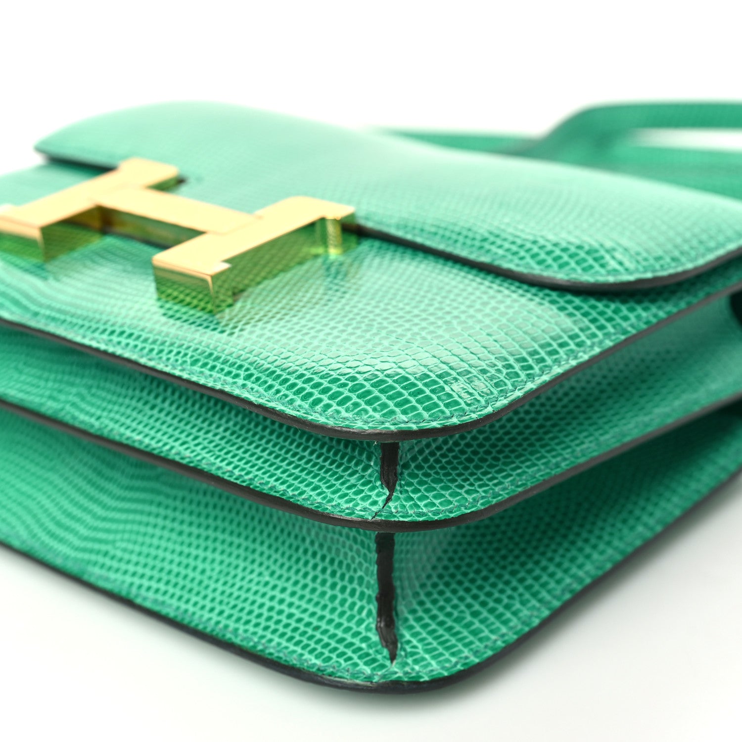 Hermes Lizard Constance 18 Menthe 10 of 11