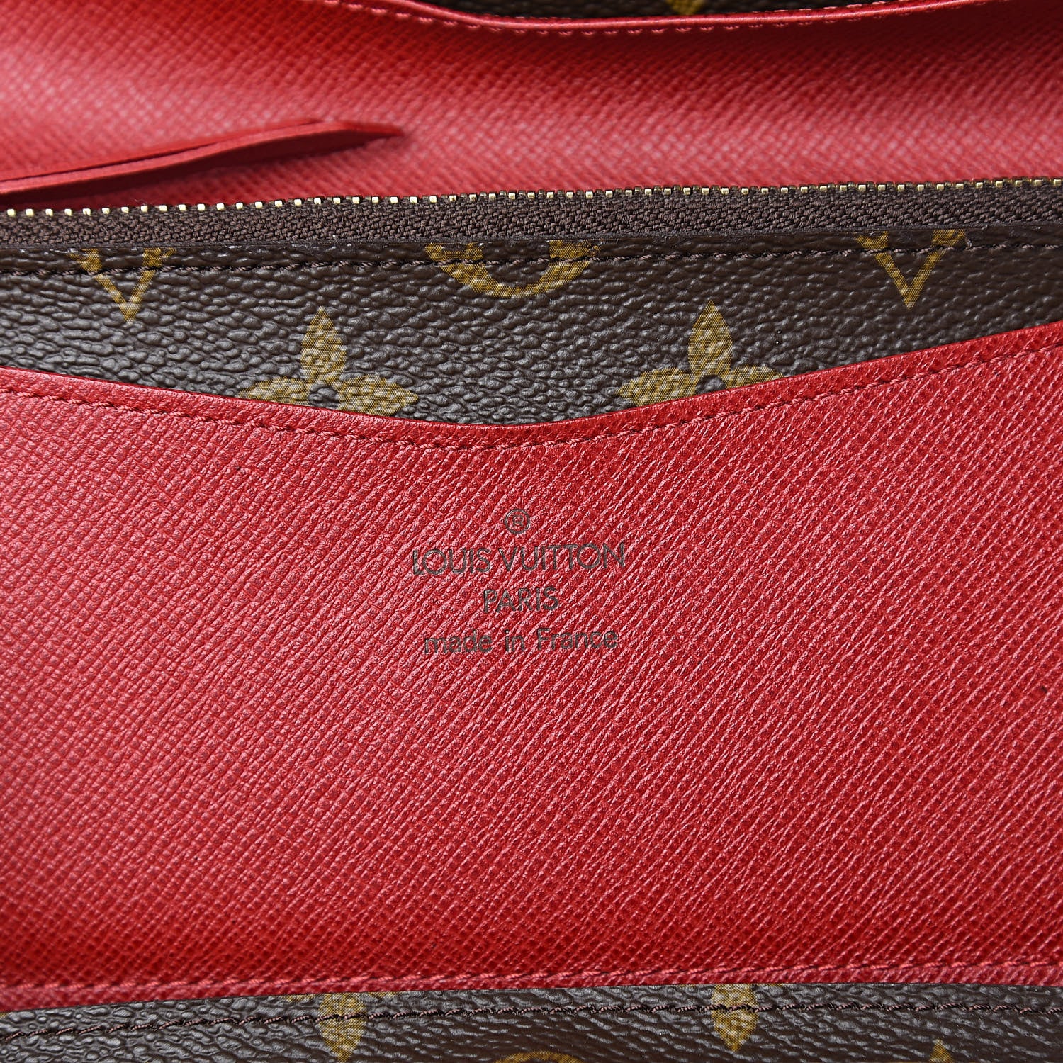 Louis Vuitton Monogram Josephine Wallet Red 8 of 8