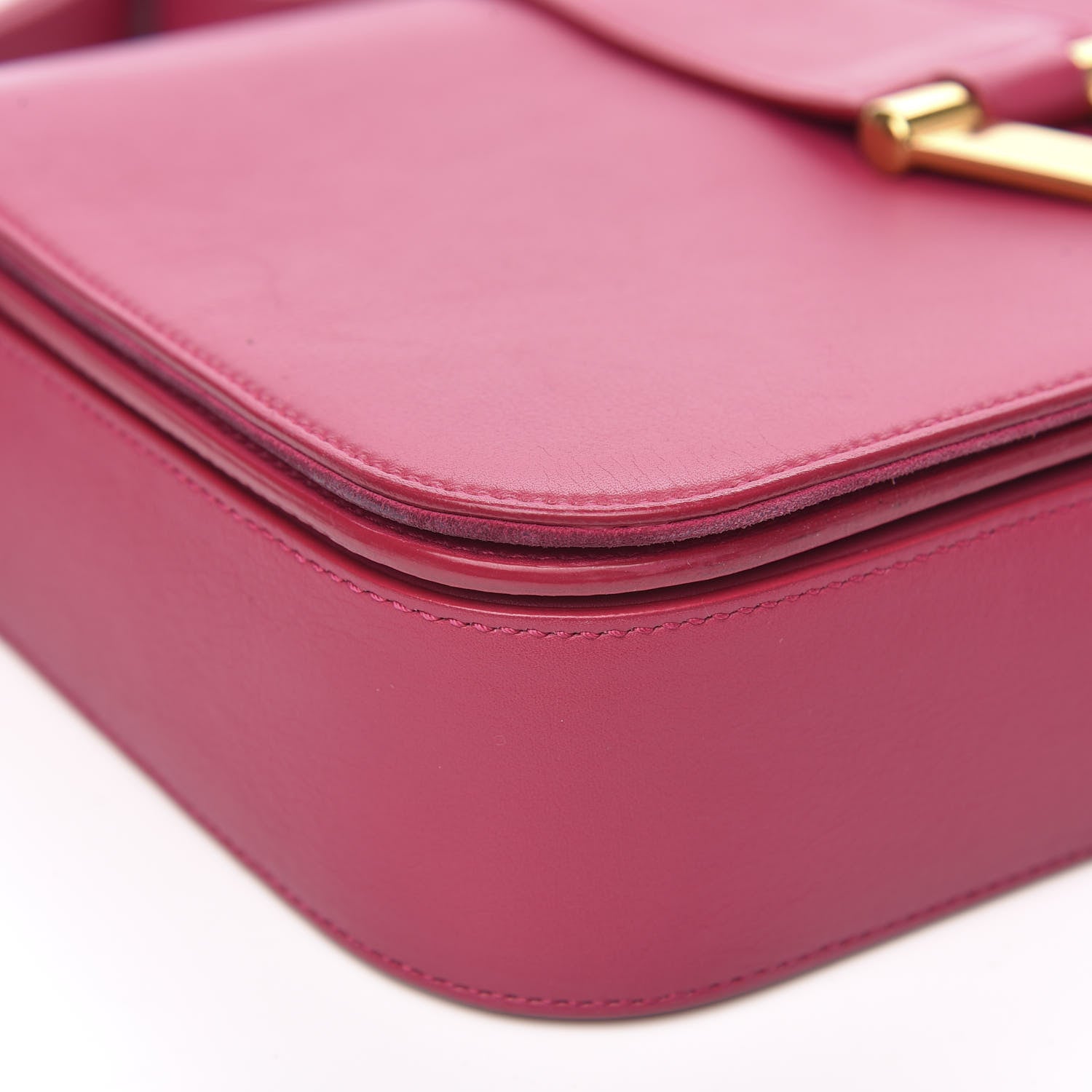 Saint Laurent Calfskin Classic Y Satchel Fuchsia 8 of 12