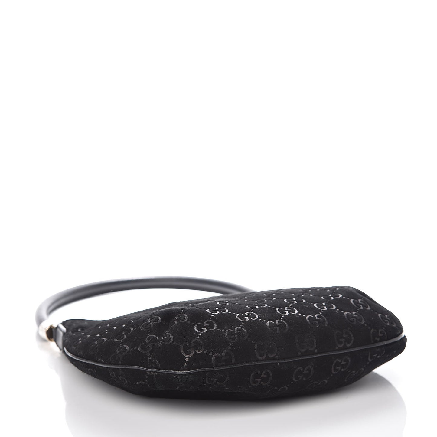 Suede Guccissima Monogram Hobo Black