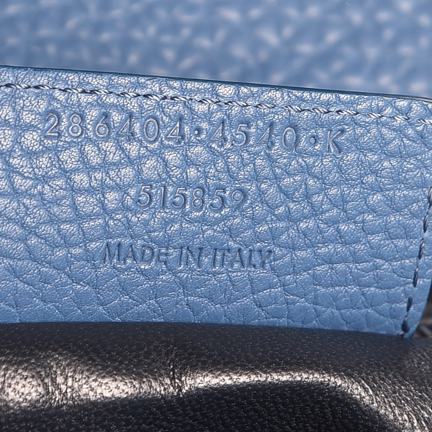 Balenciaga Grained Calfskin L Tube Round Tote Blue 7 of 14