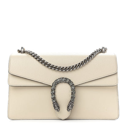 Gucci Textured Calfskin Crystal Small Dionysus Shoulder Bag Mystic White 1 of 10
