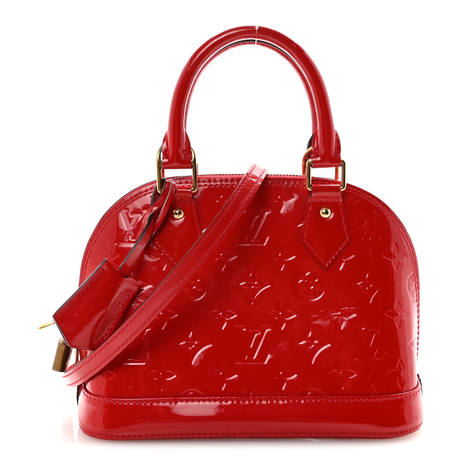 Louis Vuitton Vernis Alma BB Cherry 1 of 9