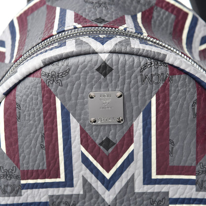 MCM Visetos Gunta Small Stark Backpack Phantom Grey 12 of 17