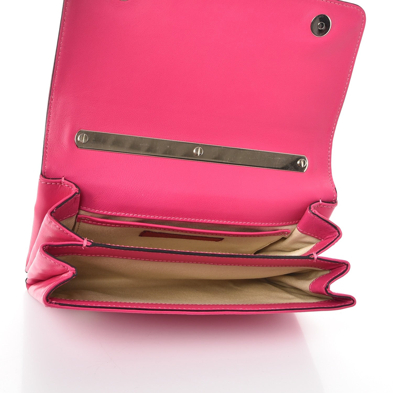 Valentino Garavani Nappa Va Va Voom Shoulder Bag Pop Fuxia 7 of 10