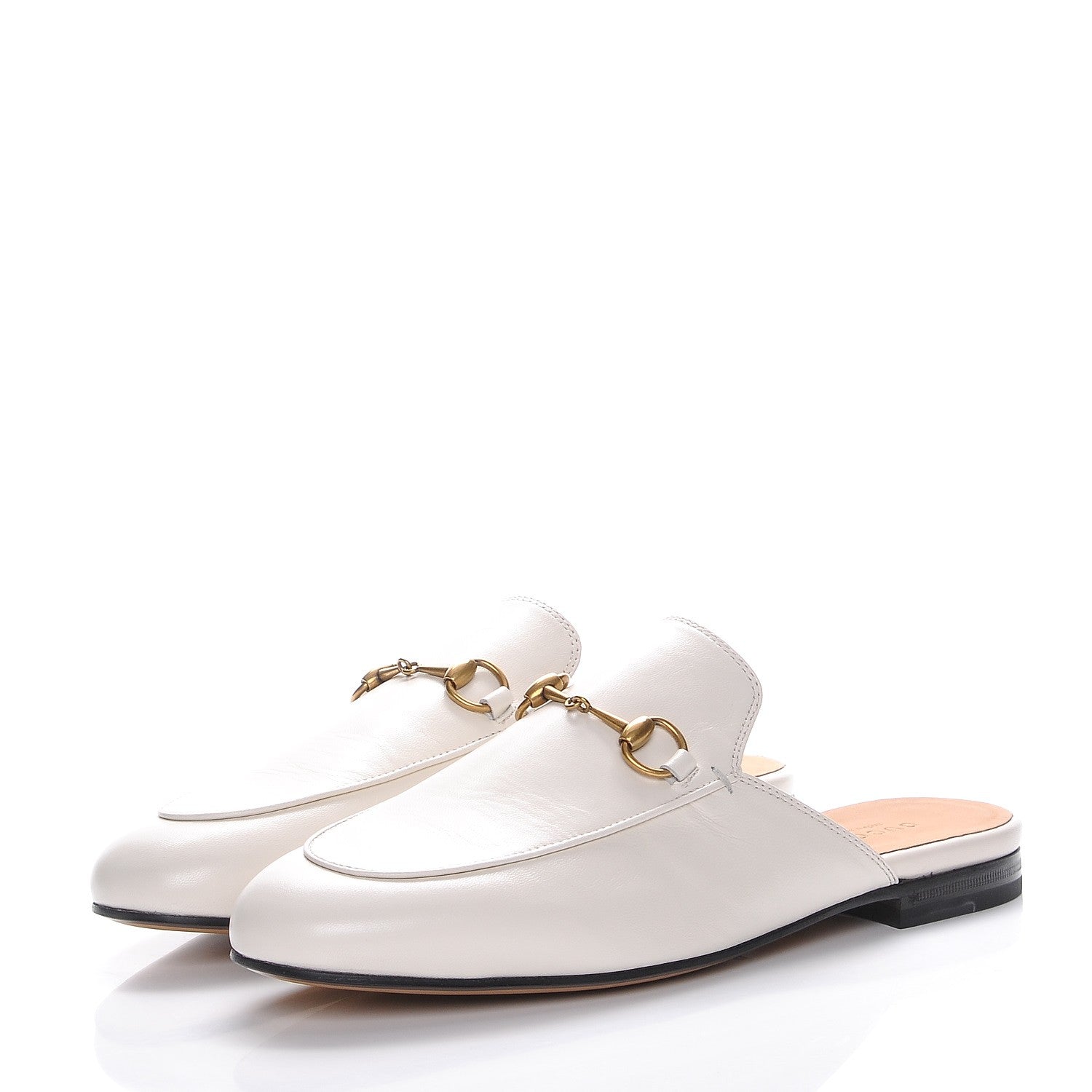 Gucci Malaga Kid Womens Princetown Slippers 39 Mystic White 3 of 9