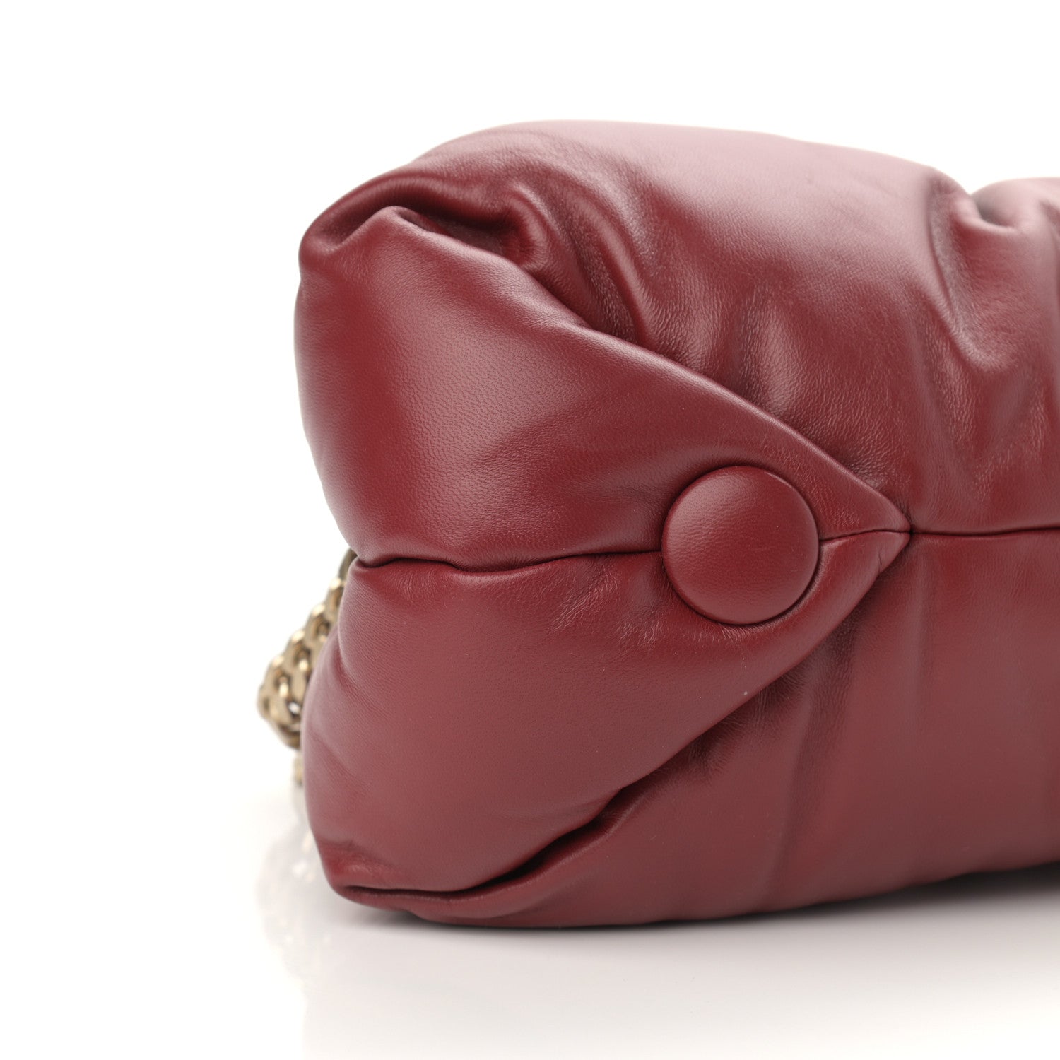 Proenza Schouler Lambskin Puffy Chain Tobo Bag Red 9 of 10