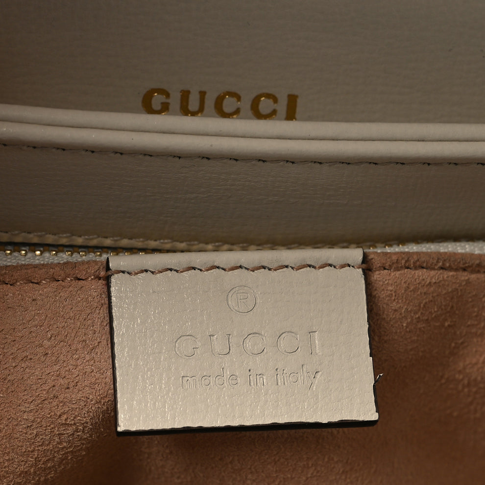 Gucci GG Supreme Monogram Horsebit 1955 Shoulder Bag Beige Mystic White ...