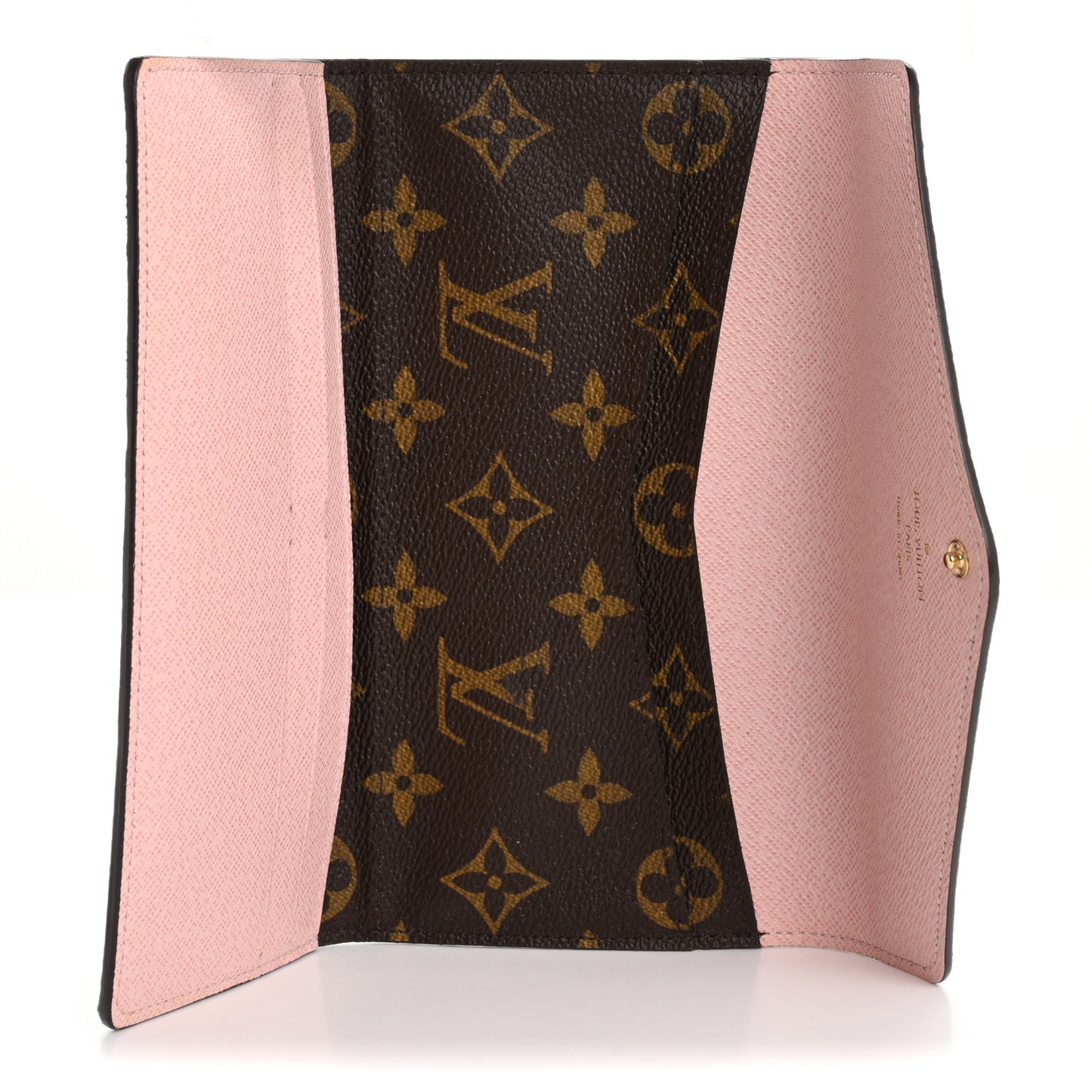 Monogram Josephine Wallet Rose Ballerine