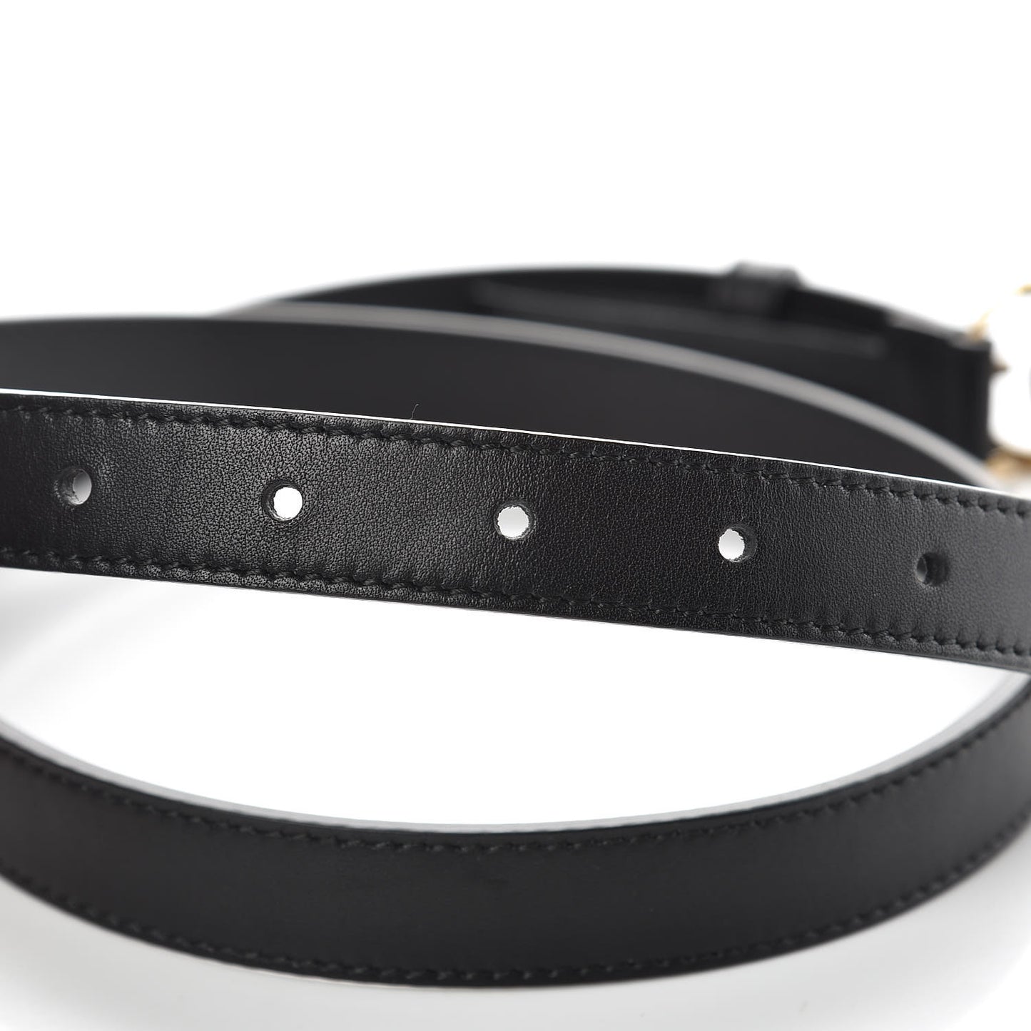 Calfskin Double G 20mm Belt 90 36 Black
