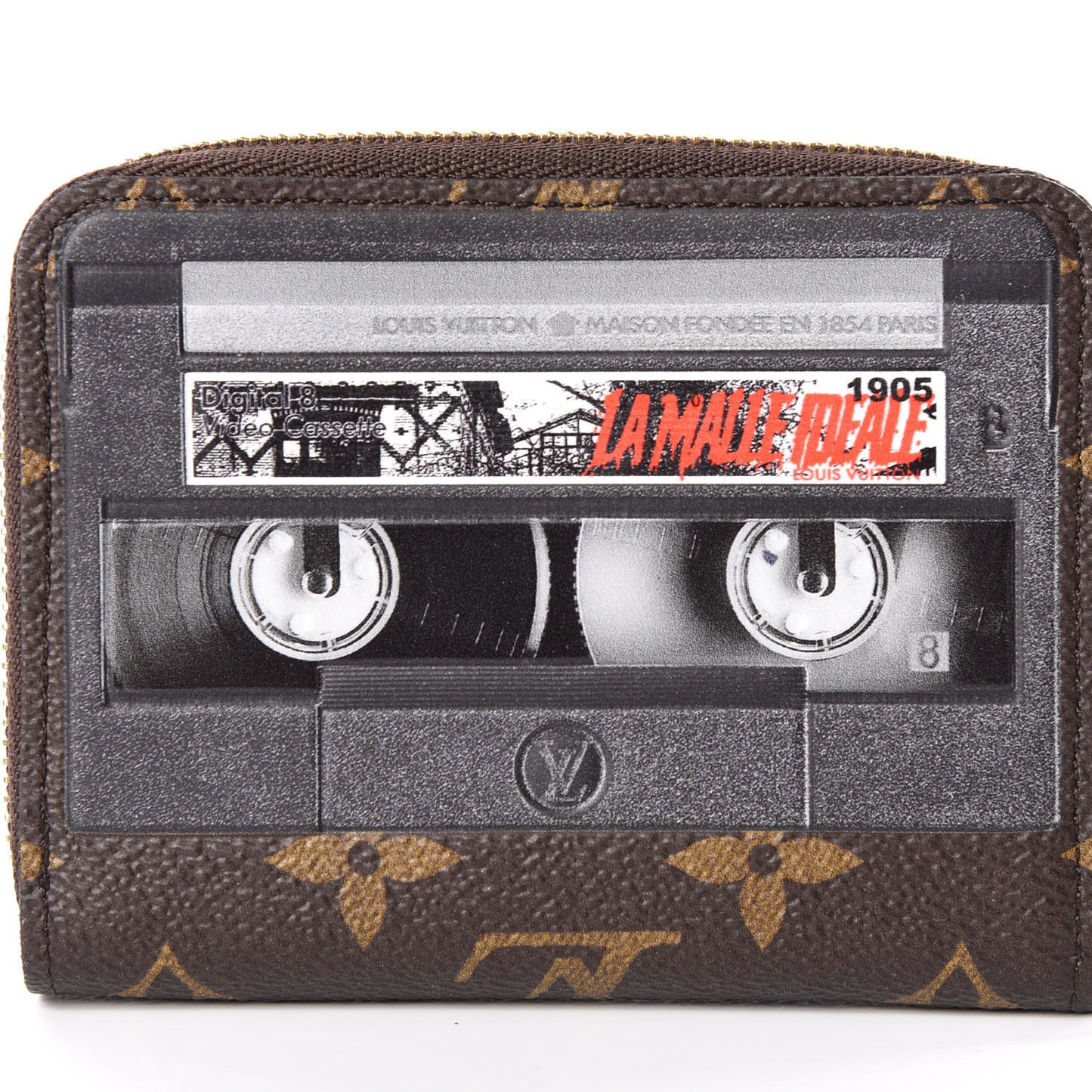 Monogram Video Tape Zippy Coin Purse Wallet