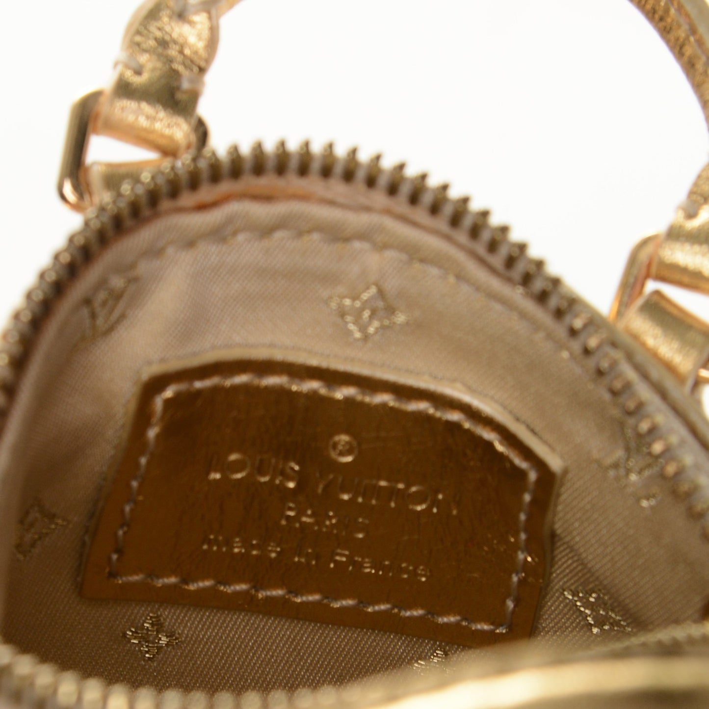 Suhali Mini Lockit Bag Charm Gold