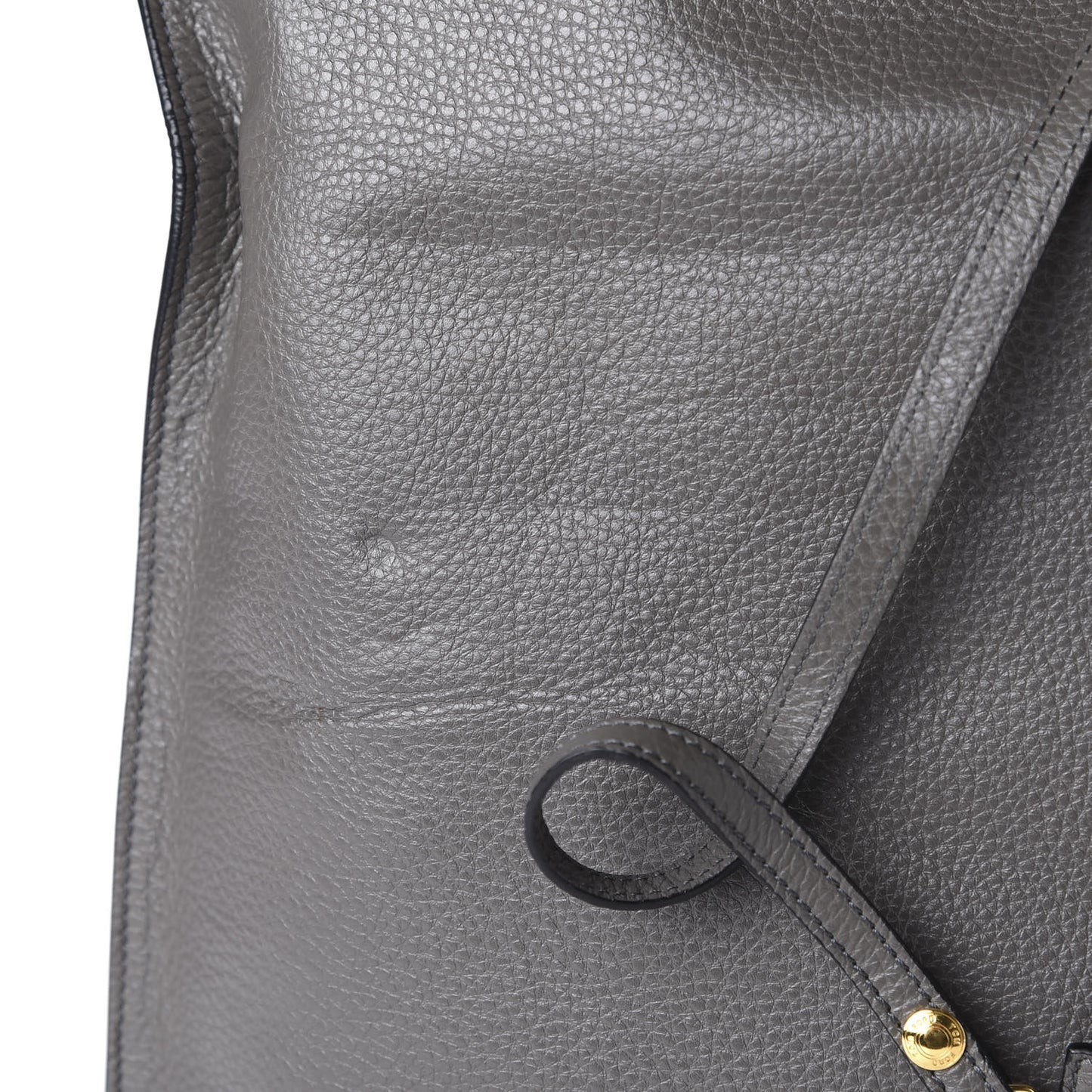 Calfskin Large Alix Padlock Zip Shoulder Bag Graphite