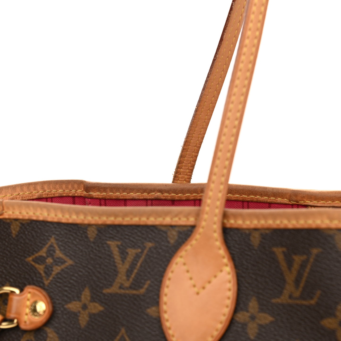 Monogram My LV Heritage Neverfull MM Fuchsia White
