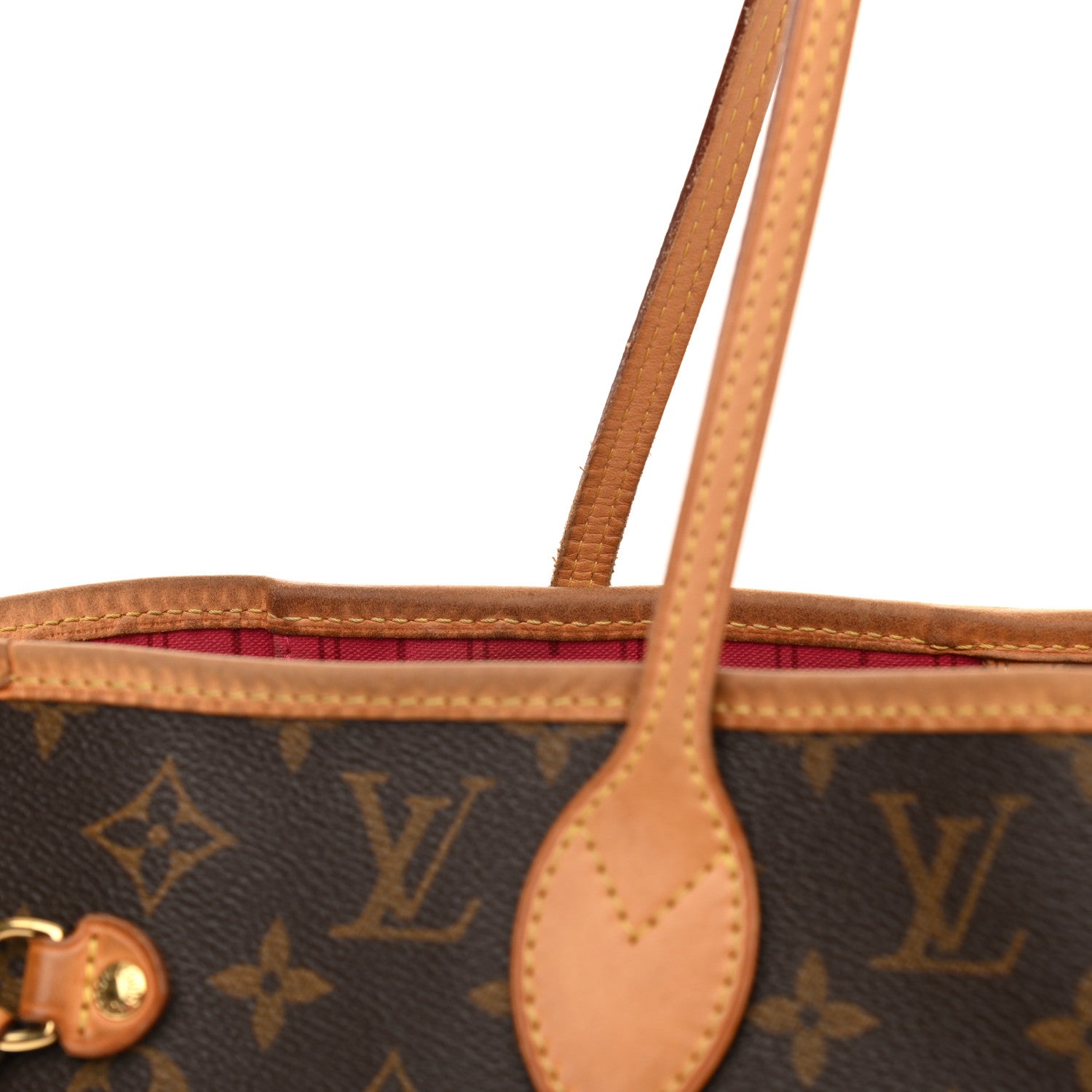 Louis Vuitton Monogram My LV Heritage Neverfull MM Fuchsia White 11 of 11
