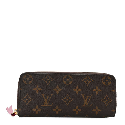 Louis Vuitton Monogram Clemence Wallet Fuchsia 1 of 6