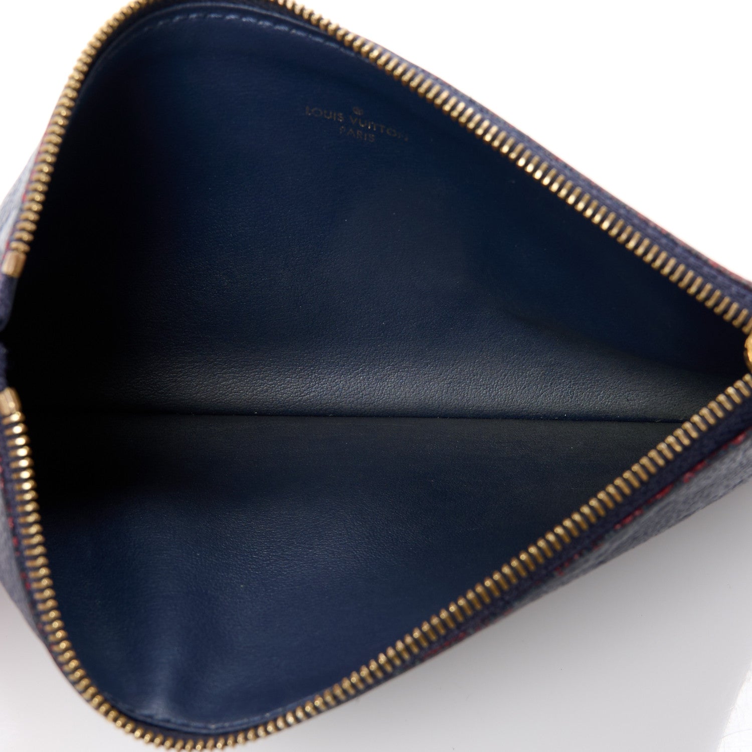 Louis Vuitton Empreinte Pochette Felicie Chain Wallet Marine Rouge 9 of 15
