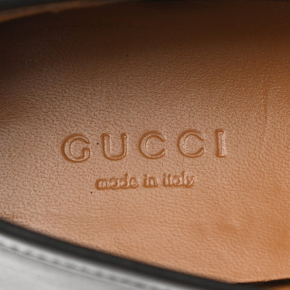 Gucci Calfskin Womens Jordaan Loafers 37 Black 7 of 9