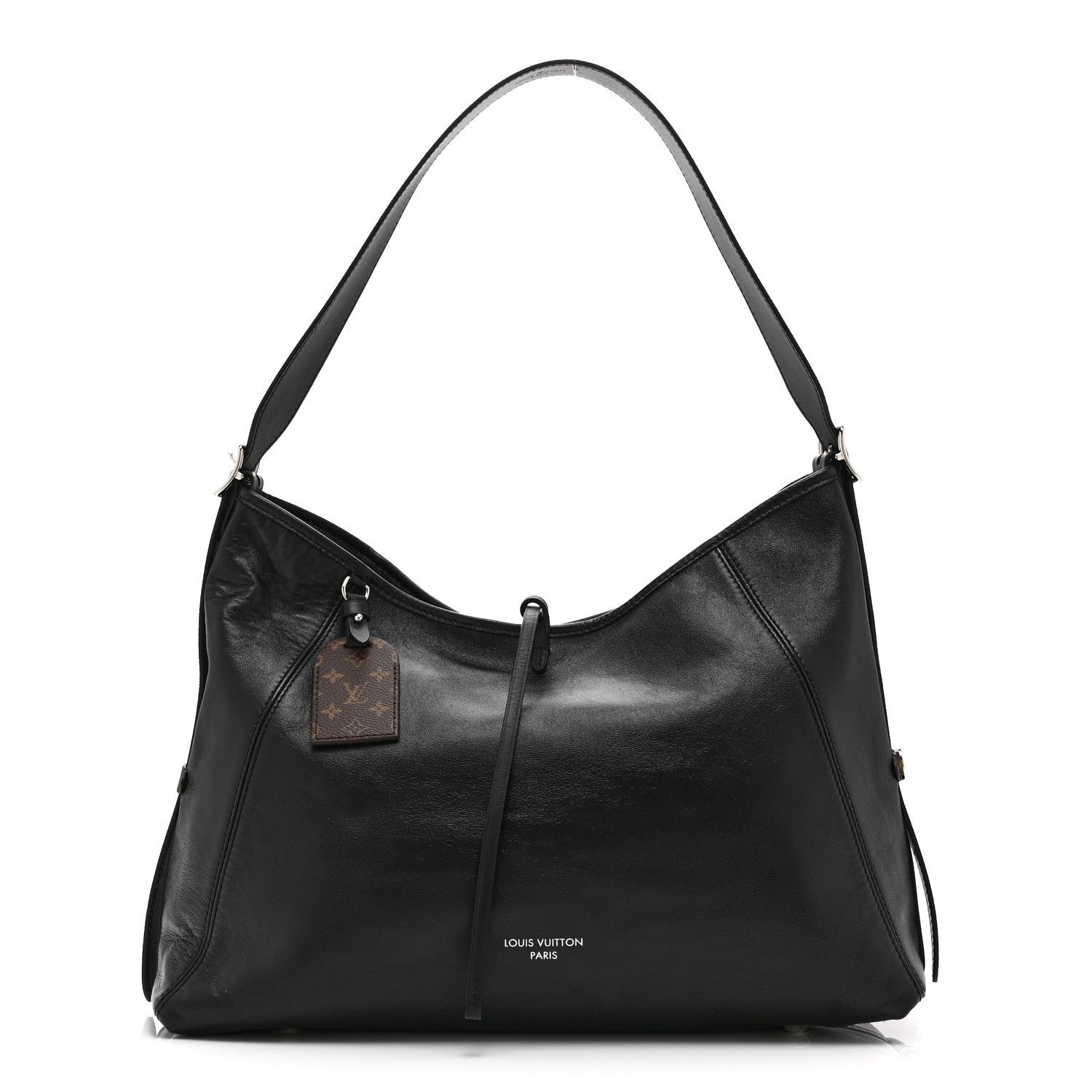 Louis Vuitton Lambskin CarryAll Vibe MM Black 1 of 10