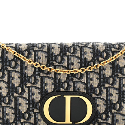 Christian Dior Oblique 30 Montaigne 2-In-1 Pouch Blue 7 of 10