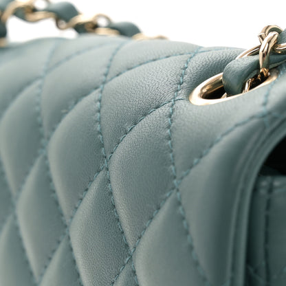 Chanel Lambskin Quilted Mini Rectangular Flap Green 11 of 11