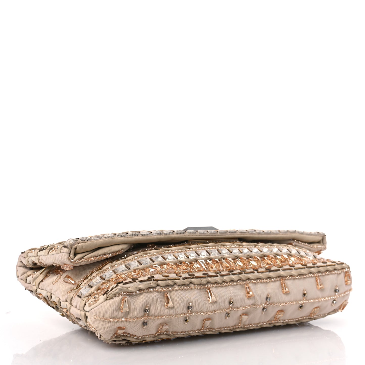 Canvas Crystal Embellished Altair Clutch