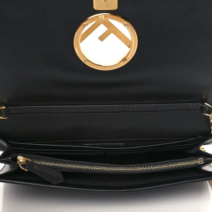 Fendi Vitello Liberty Lucido F is Fendi Wallet on Chain Black 5 of 10