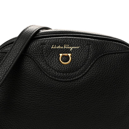 Salvatore Ferragamo Calfskin Travel Camera Crossbody Bag Black 8 of 10