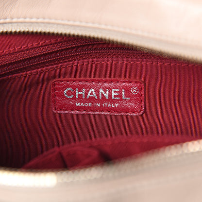 Chanel Aged Calfskin Quilted Medium Gabrielle Hobo Beige Black 5 of 7