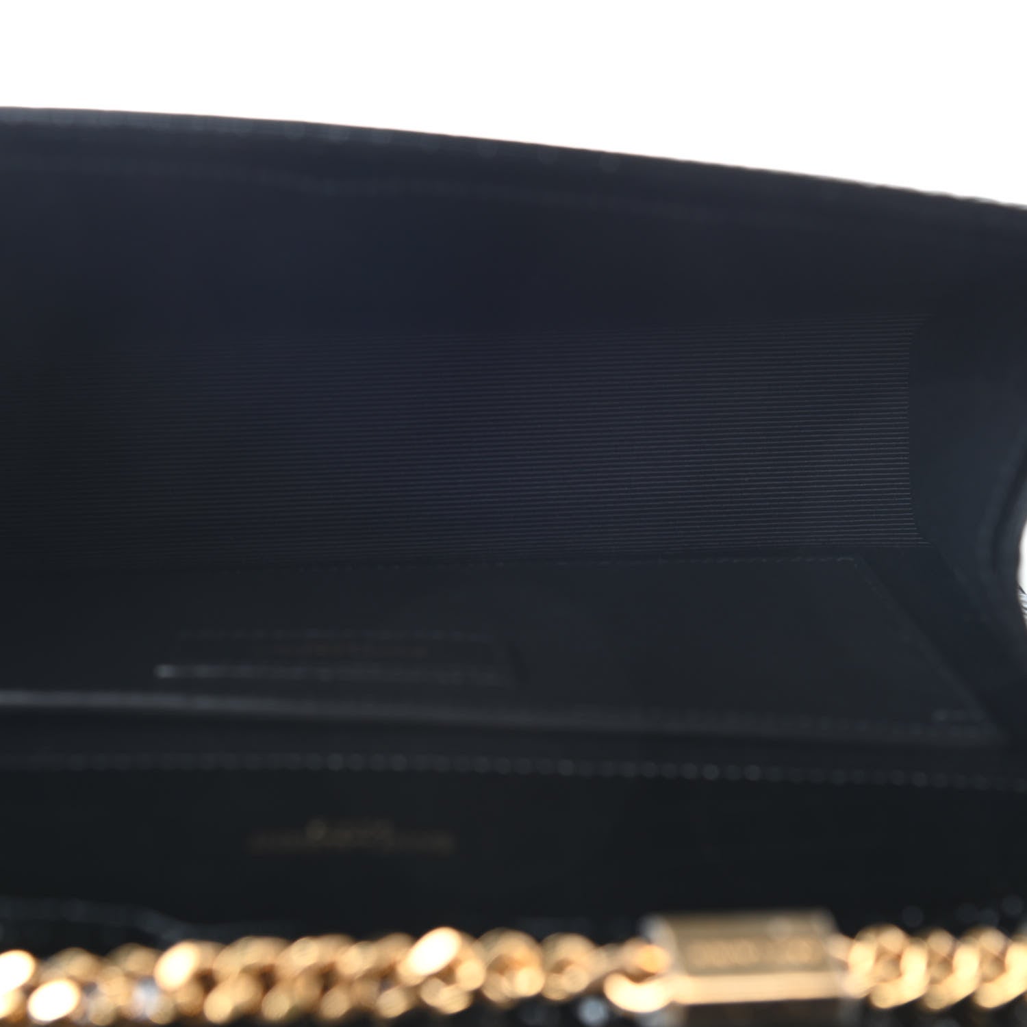 Saint Laurent Calfskin Crocodile Embossed Medium Classic Monogram Kate Tassel Satchel Black 4 of 7
